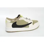 Special Sale Air Jordan 1 Retro Low Golf Travis Scott Neutral Olive  FZ3124-200