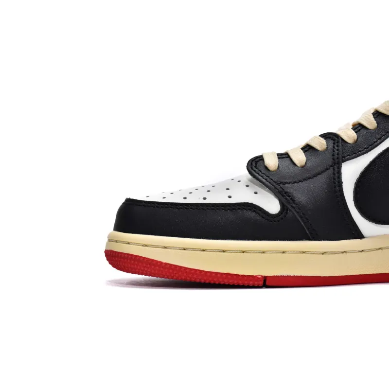 Air Travis Scott x Air Jordan 1 Low Black Red DM7866-166