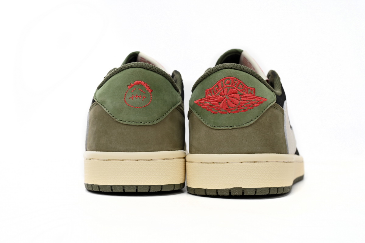 Air Travis Scott x Air Jordan 1 Low Green Barb CQ4277-200