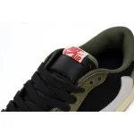 Air Travis Scott x Air Jordan 1 Low Green Barb CQ4277-200