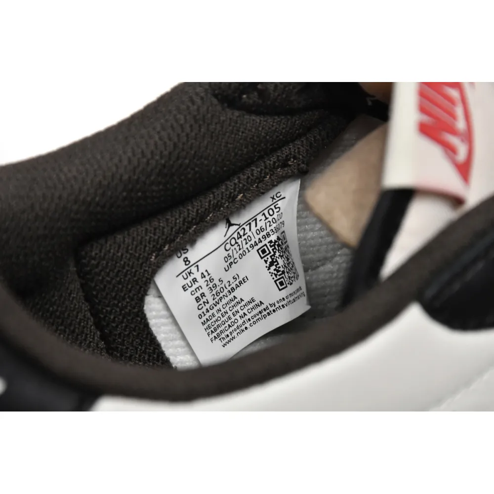Air Jordan 1 Low x Travis Scott Dark Mocha  CQ4277-105