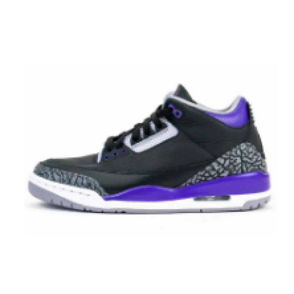 Air Jordan 3 Retro Black Court Purple CT8532-050