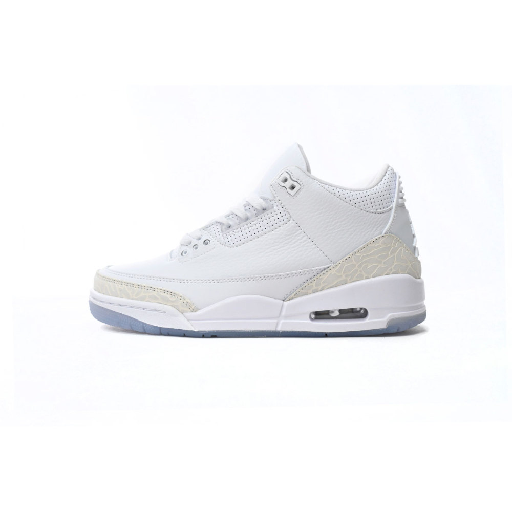 Air Jordan 3 Retro Pure White (2018) 136064-111
