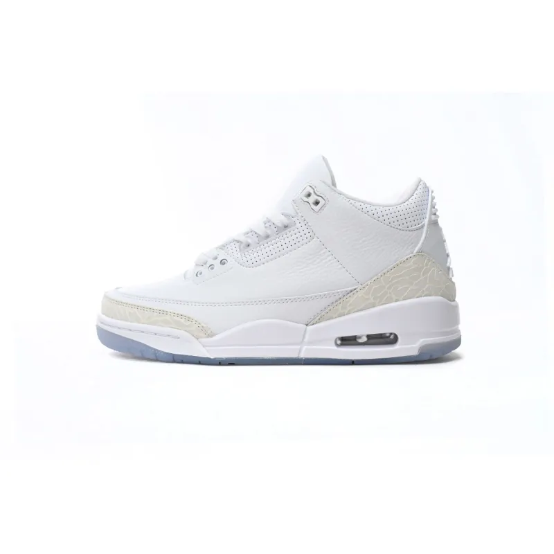 Air Jordan 3 Retro Pure White (2018) 136064-111