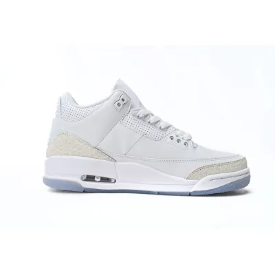 Air Jordan 3 Retro Pure White (2018) 136064-111 02