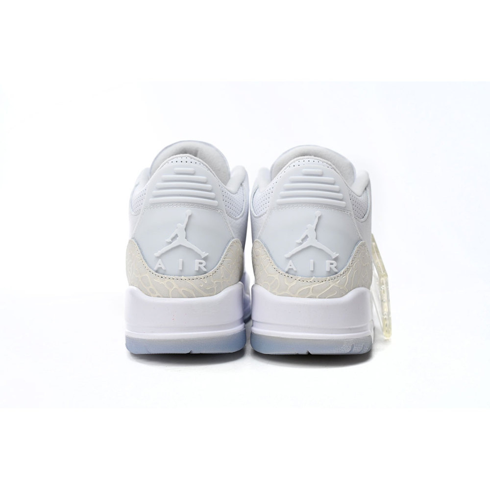 Air Jordan 3 Retro Pure White (2018) 136064-111