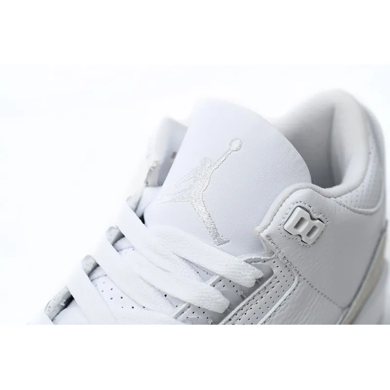 Air Jordan 3 Retro Pure White (2018) 136064-111