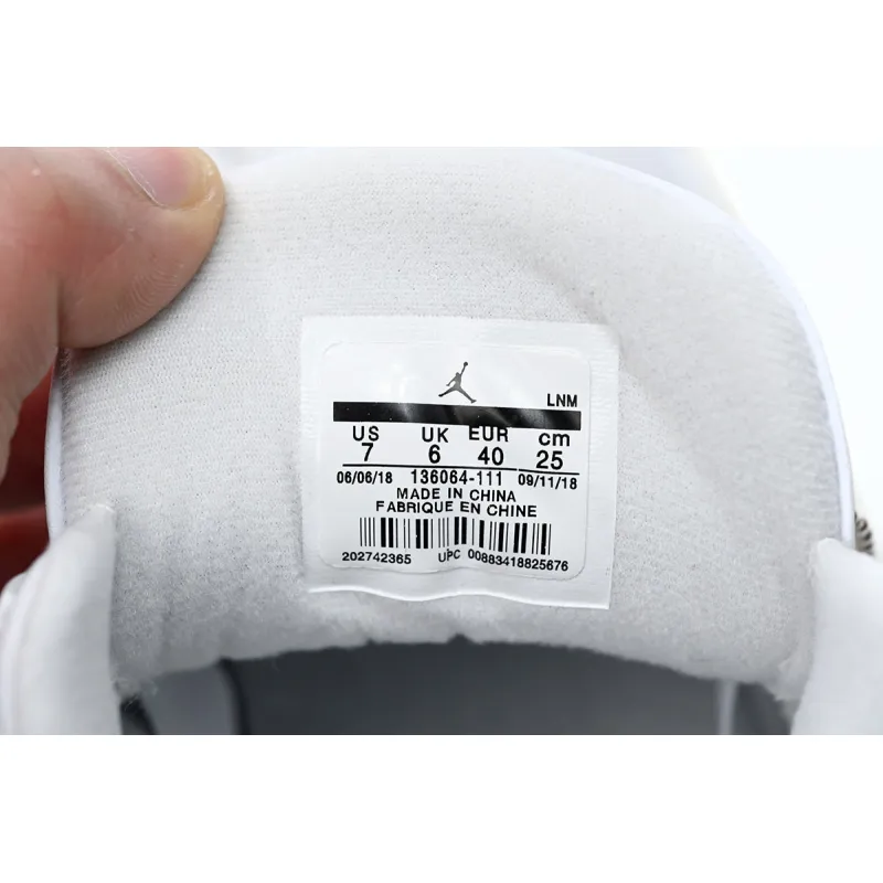 Air Jordan 3 Retro Pure White (2018) 136064-111