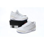Air Jordan 3 Retro Pure White (2018) 136064-111