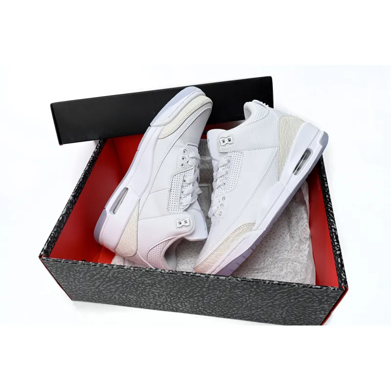 Air Jordan 3 Retro Pure White (2018) 136064-111