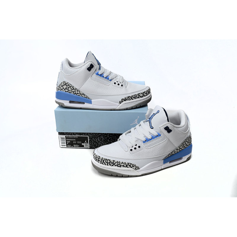 Air Jordan 3 Retro UNC (2020)  CT8532-104