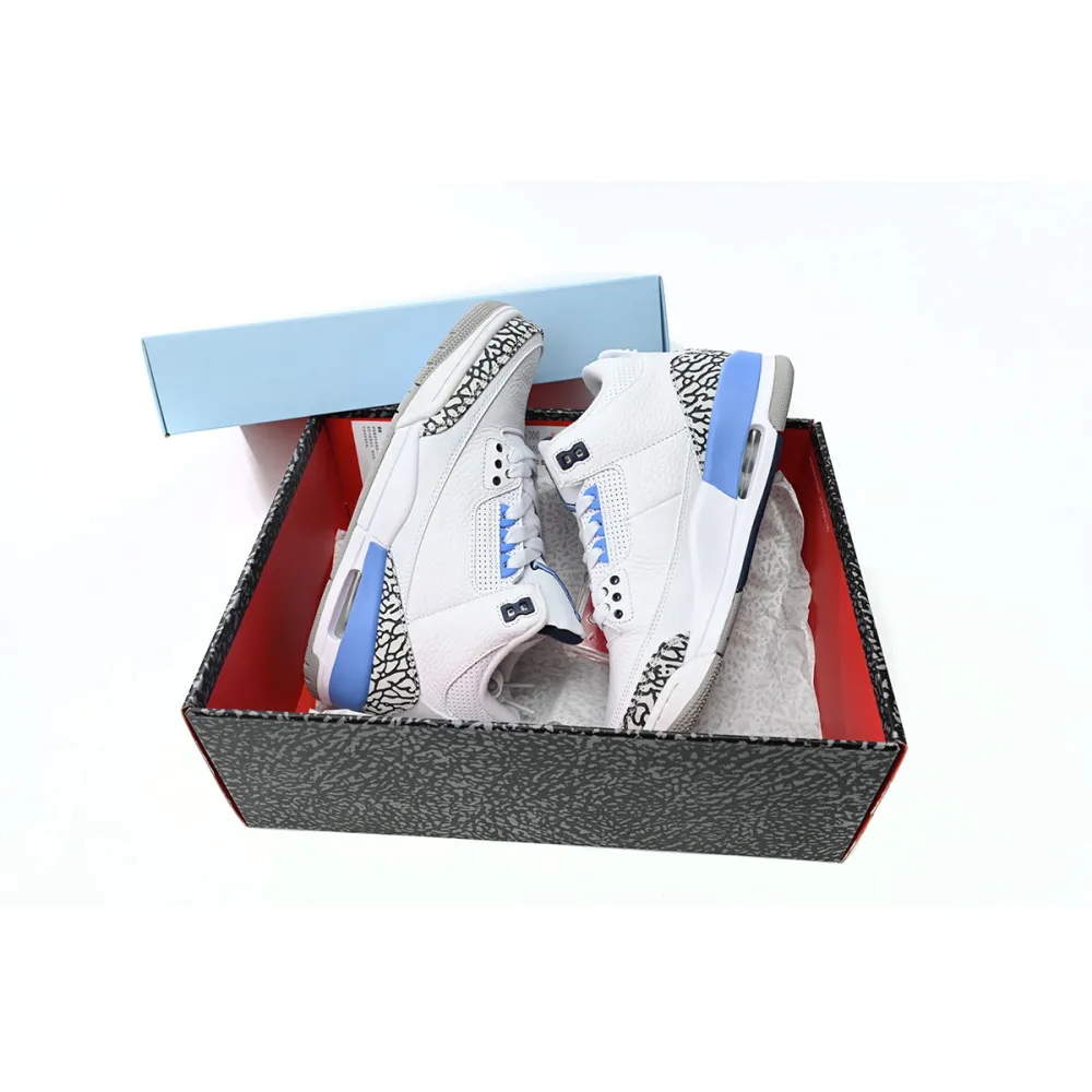 Air Jordan 3 Retro UNC (2020)  CT8532-104