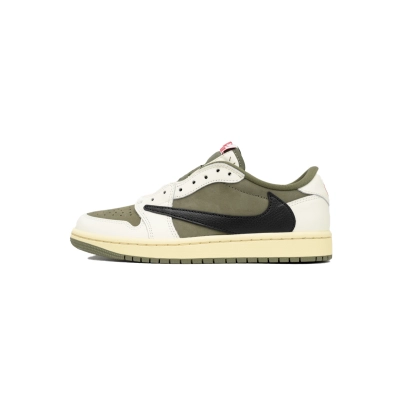Air Travis Scott Air Jordan 1 Low OG Olive DM7866-200 01