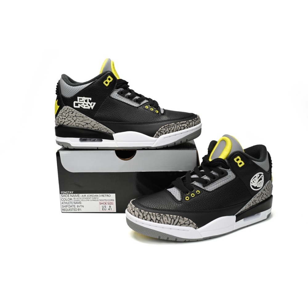  Air Jordan 3 Retro 'Oregon Pit Crew 594 282232