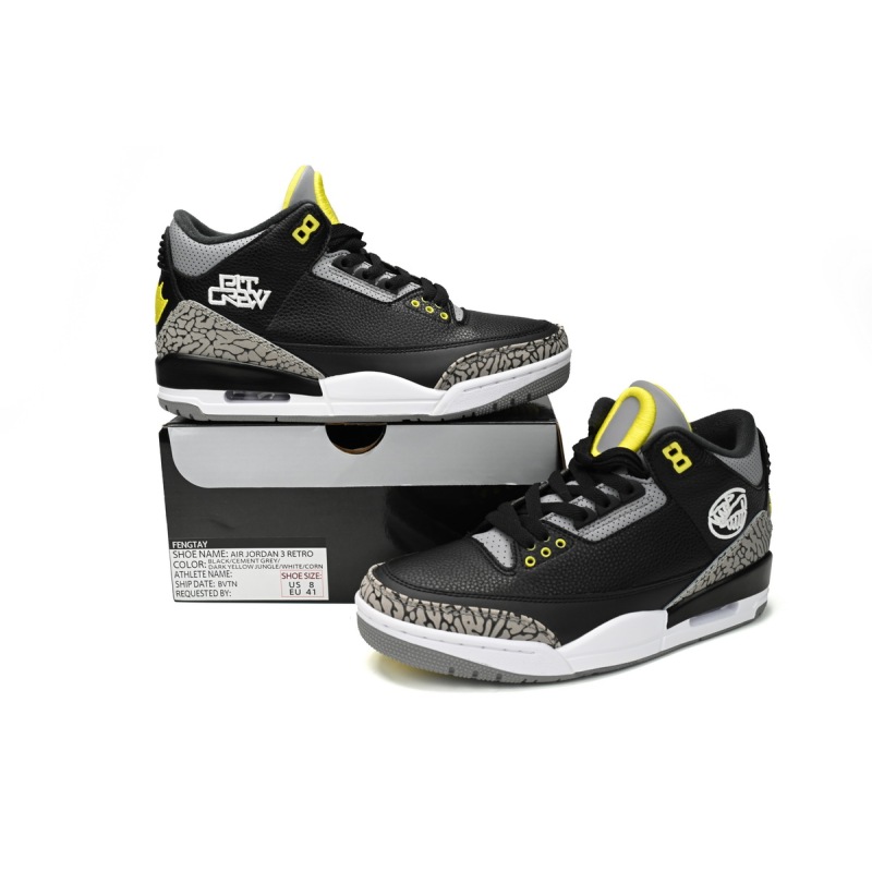  Air Jordan 3 Retro 'Oregon Pit Crew 594 282232
