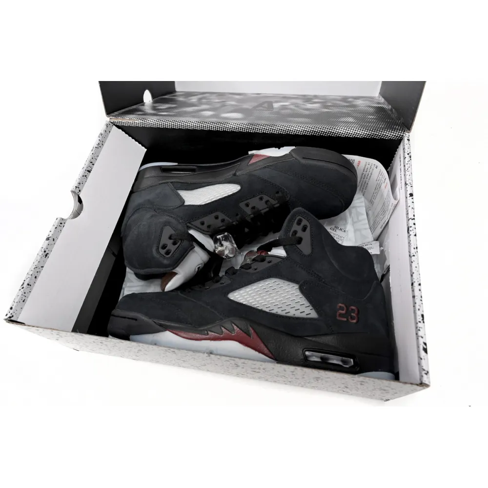 A Ma Maniére x Air Jordan 5 “Black”   FD1330-001