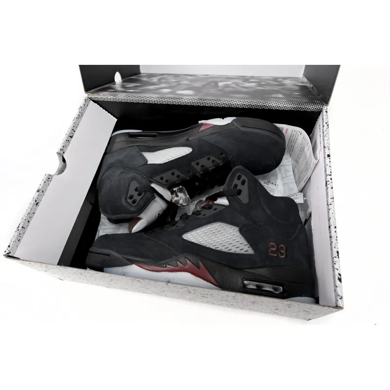 A Ma Maniére x Air Jordan 5 “Black”   FD1330-001