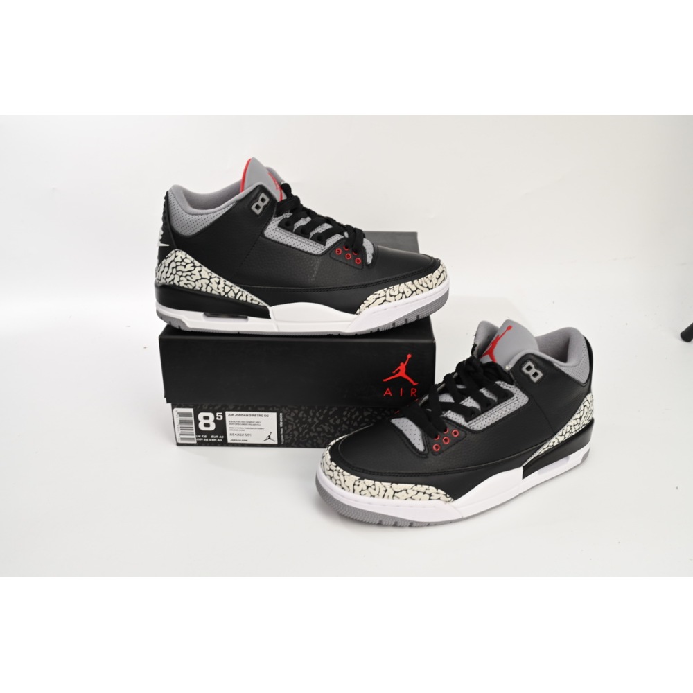 Air Jordan 3 Retro Black Cement (2018)  854262-001 