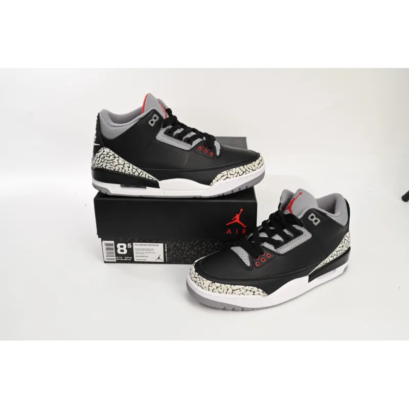 Air Jordan 3 Retro Black Cement (2018)  854262-001 