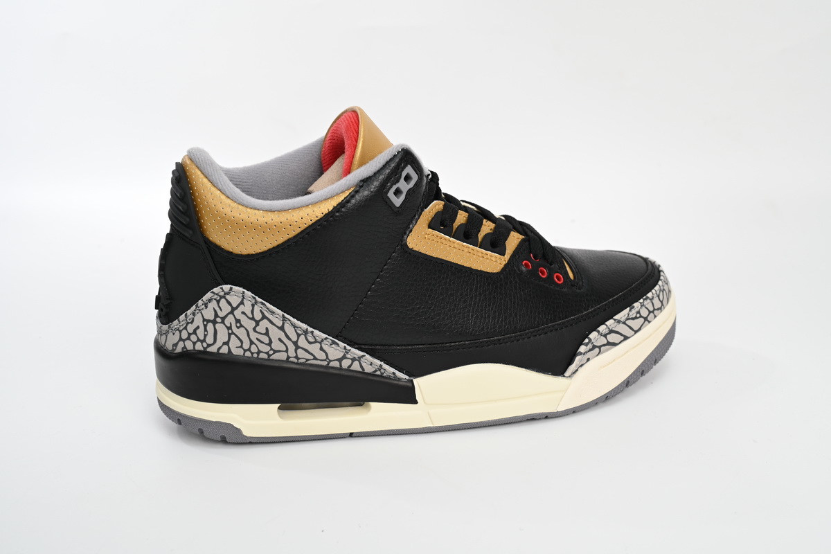 Air Jordan 3 Retro Black Cement Gold (Women