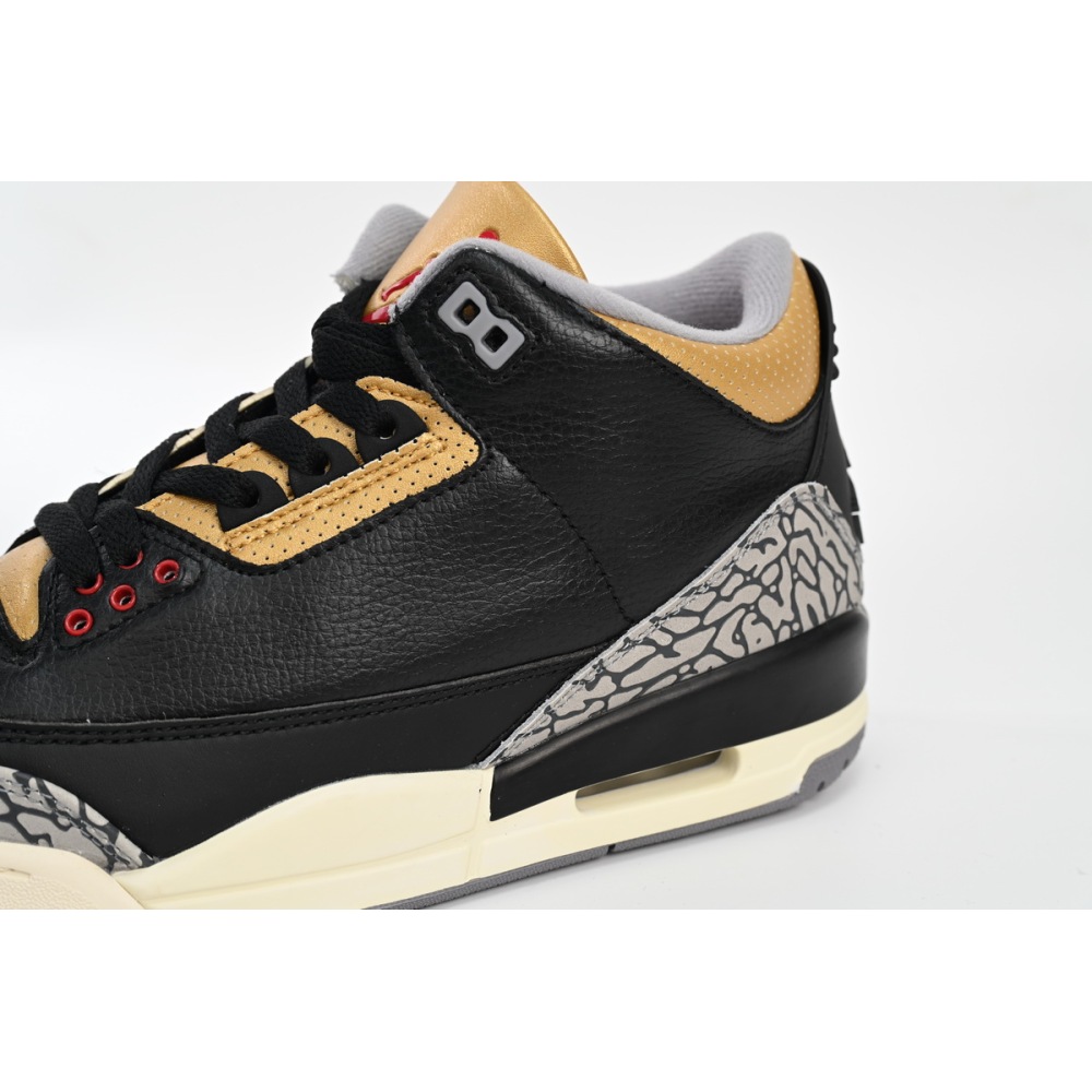 Air Jordan 3 Retro Black Cement Gold (Women's) CK9246-067 