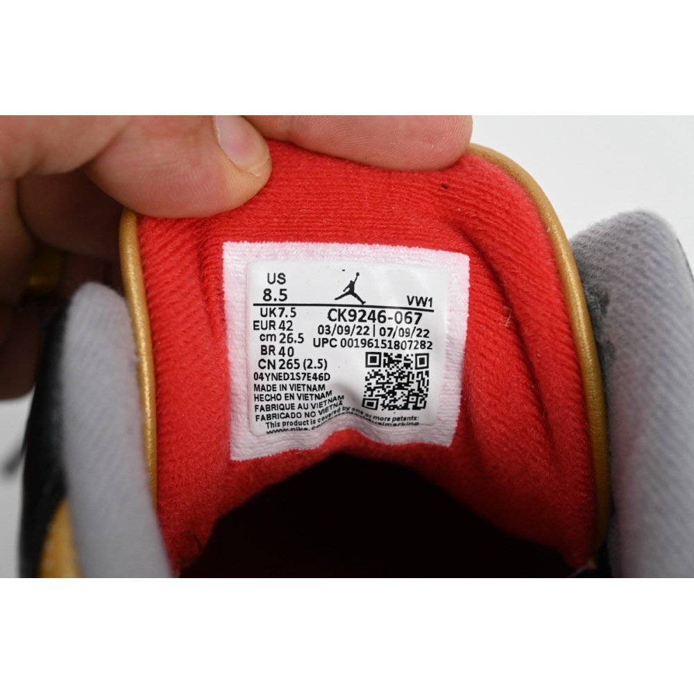 Air Jordan 3 Retro Black Cement Gold (Women's) CK9246-067 