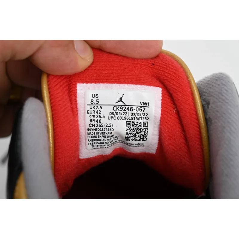 Air Jordan 3 Retro Black Cement Gold (Women's) CK9246-067 