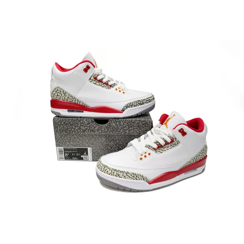 Air Jordan 3 Retro Cardinal Red  CT8532-126