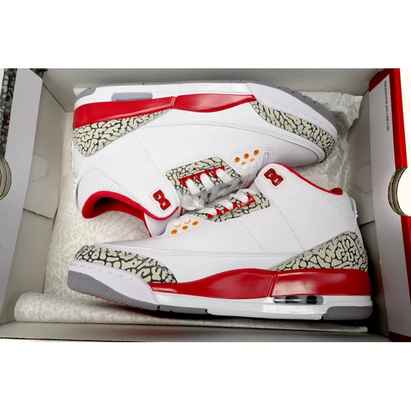 Air Jordan 3 Retro Cardinal Red  CT8532-126