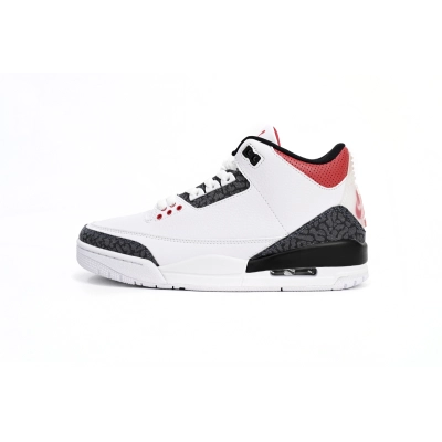 Air Jordan 3 Retro SE Fire Red Denim (2020)  CZ6431-100  01