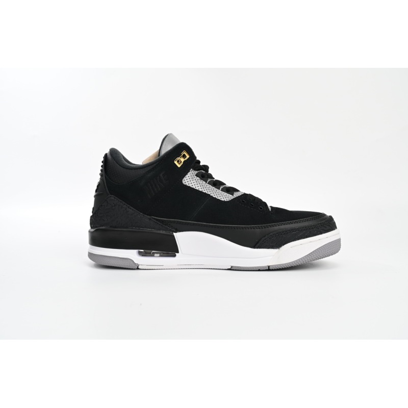 Air Jordan 3 Retro Tinker Black Cement Gold  CK4348-007 