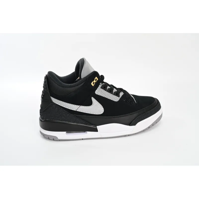 Air Jordan 3 Retro Tinker Black Cement Gold  CK4348-007 