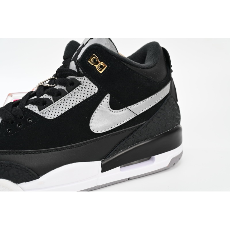 Air Jordan 3 Retro Tinker Black Cement Gold  CK4348-007 