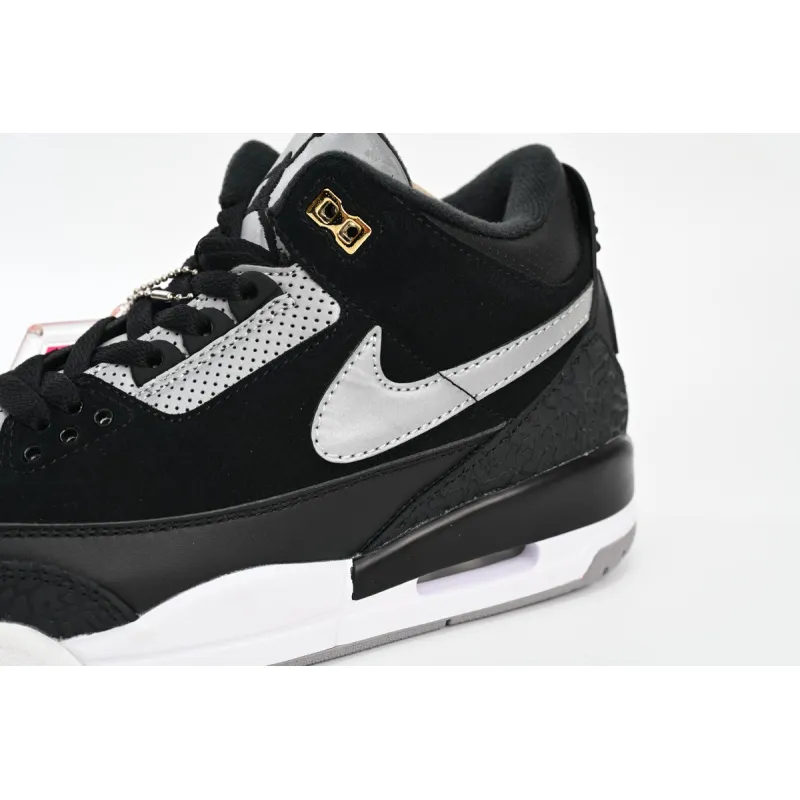 Air Jordan 3 Retro Tinker Black Cement Gold  CK4348-007 