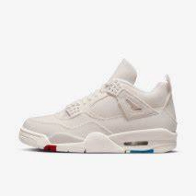 Air Jordan 4 Retro Blank Canvas (Women's)  DQ4909-100 01
