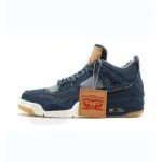 Air Jordan 4 Retro Levi's Denim (Tag with Levi's Logo)  AO2571-401