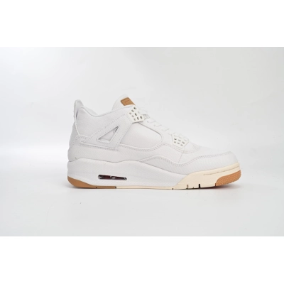 Air Jordan 4 Retro Levi's White (Levi's Tag)  AO2571-100  02