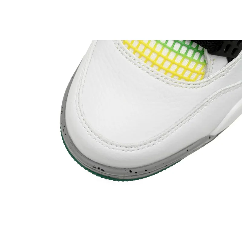 Air Jordan 4 Retro Lucid Green Rasta (Women's) AQ9129-100