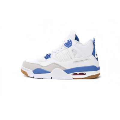 Air Jordan 4 x Nike SB White Blue  DR5415-104 01