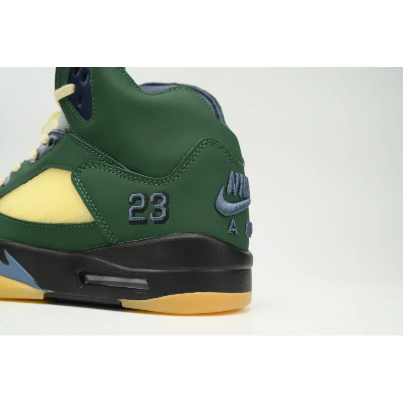 Air Jordan 5 "Navy Green”  FZ5758-003