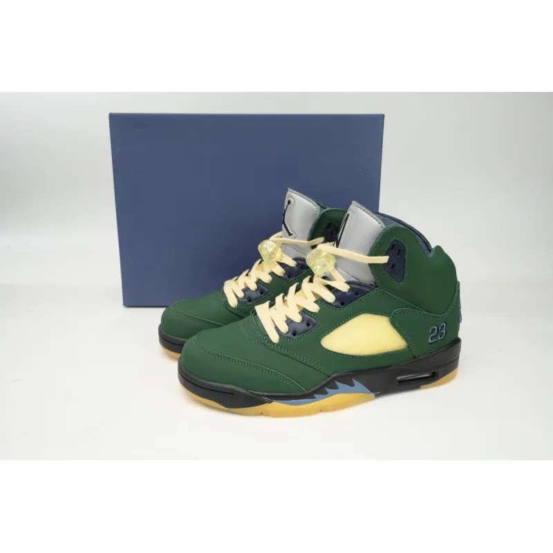 Air Jordan 5 "Navy Green”  FZ5758-003