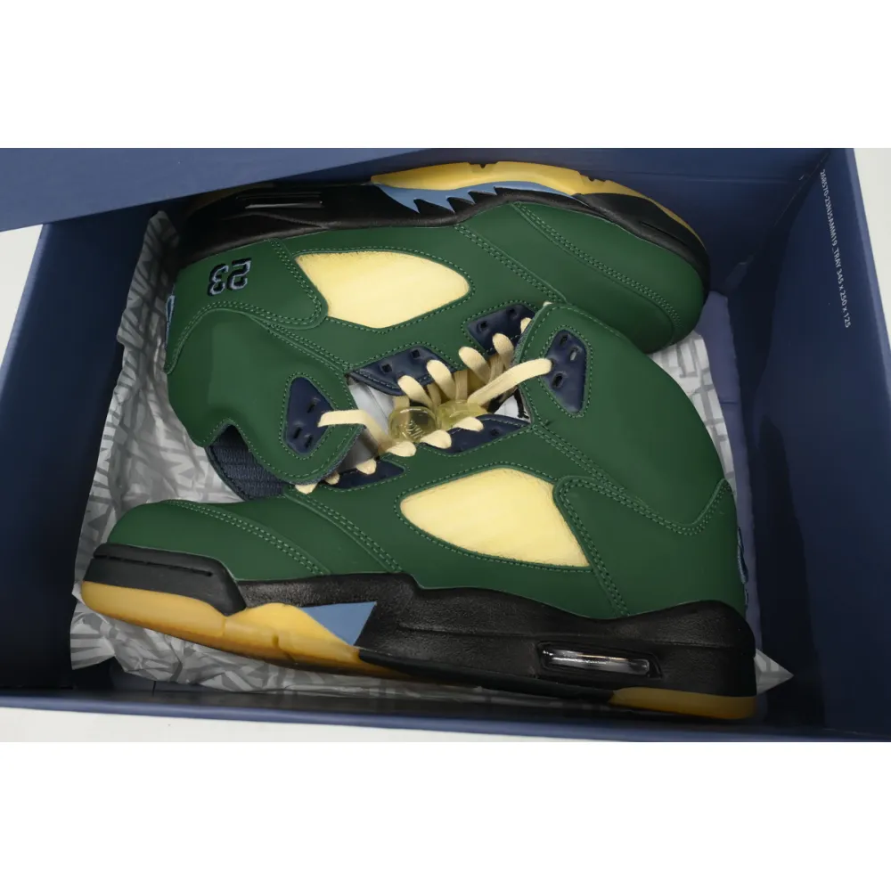 Air Jordan 5 "Navy Green”  FZ5758-003