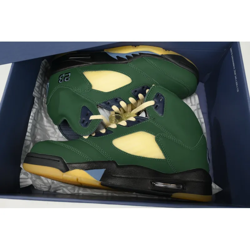 Air Jordan 5 "Navy Green”  FZ5758-003