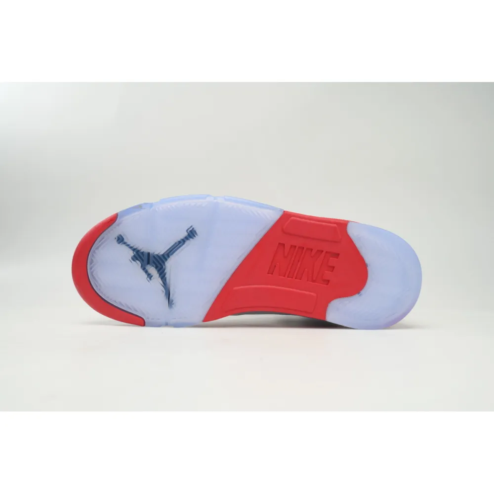 Air Jordan 5 Retro Fire Red Black Tongue (2013) 136027-120 