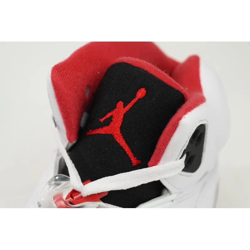 Air Jordan 5 Retro Fire Red Black Tongue (2013) 136027-120 
