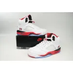Air Jordan 5 Retro Fire Red Black Tongue (2013) 136027-120 