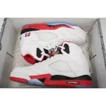Air Jordan 5 Retro Fire Red Black Tongue (2013) 136027-120 