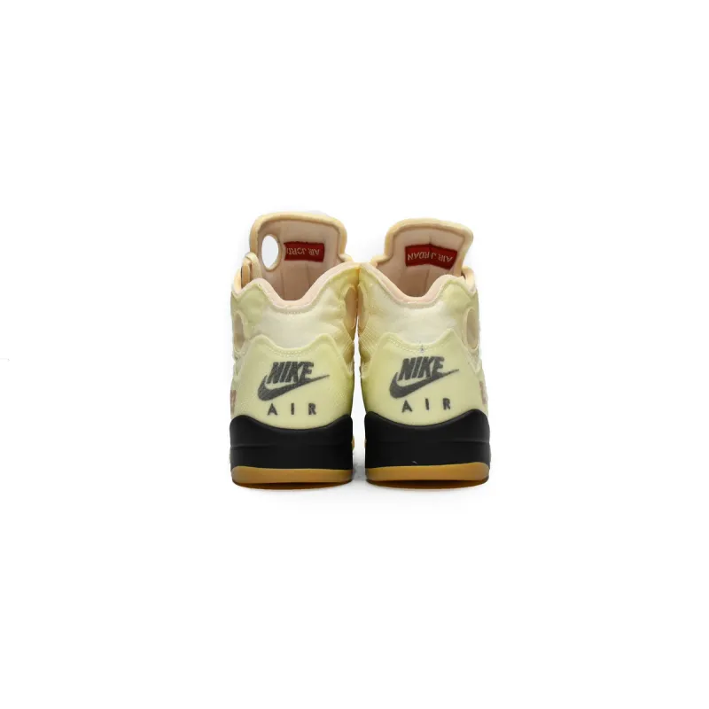 Air Jordan 5 Retro Off-White Sail  DH8565-100