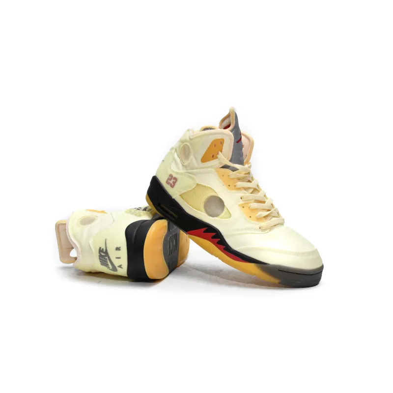 Air Jordan 5 Retro Off-White Sail  DH8565-100