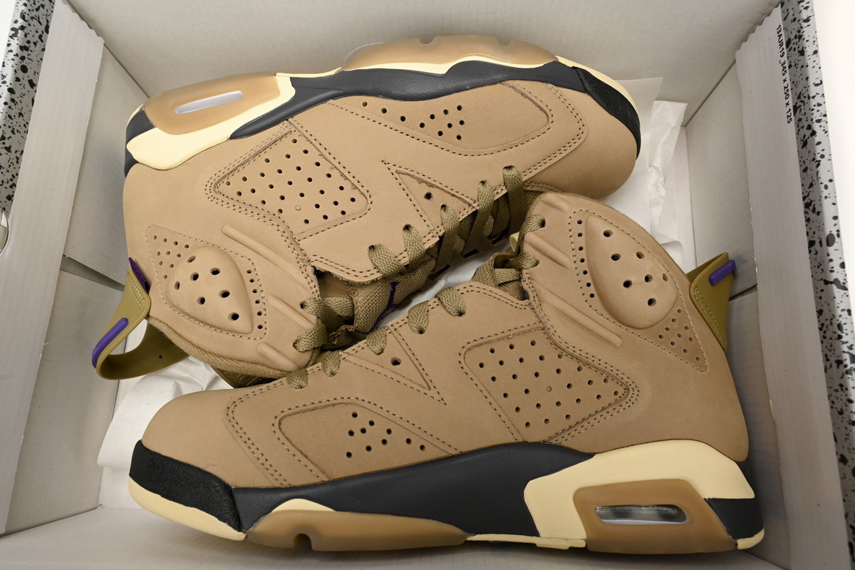 Air Jordan 6 Retro Gore-Tex Brown Kelp (Women